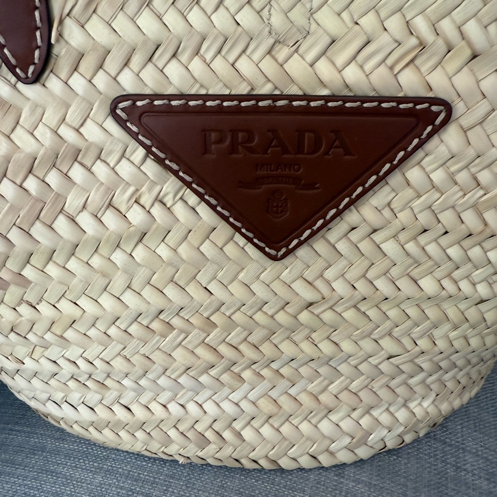 Prada basket tote straw - Picture 9 of 9